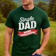 Father Single Dad Taking Applications Men's Casual T-Shirt Forest