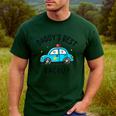 Father Son Daughter Daddy's Best Backup Father's Day Toddler Men's Casual T-Shirt Forest