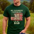 Father Veterans Day My Favorite Veteran Is My Dad Proud Kids Men's Casual T-Shirt Forest Father Veterans Day My Favorite Veteran Is My Dad Proud Kids Men's Casual T-Shirt Forest