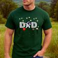 Father's Day Dad Astronaut Space Birthday Planets Daddy Men's Casual T-Shirt Forest Father's Day Dad Astronaut Space Birthday Planets Daddy Men's Casual T-Shirt Forest