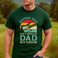 Fathers Day Guitar Dad For Guitarist Music Lover Dad Men's Casual T-Shirt Forest