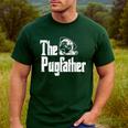 Fathers Day The Pug Father Pug Daddy Papa Fur Dad Dog Owner Men's Casual T-Shirt Forest Fathers Day The Pug Father Pug Daddy Papa Fur Dad Dog Owner Men's Casual T-Shirt Forest