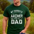 My Favorite Archer Calls Me Dad Archery Father's Day Men's Casual T-Shirt Forest My Favorite Archer Calls Me Dad Archery Father's Day Men's Casual T-Shirt Forest