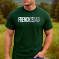 Frenchie Dad French Bulldog Father Dog Dad Men's Casual T-Shirt Forest Frenchie Dad French Bulldog Father Dog Dad Men's Casual T-Shirt Forest