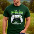 Gamer Dad Gaming Shirts Fathers Day Video Game Daddy Men's Casual T-Shirt Forest