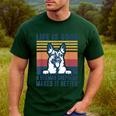 German Shepherd Men Women Dog Dad Mom German Shepherd Men's Casual T-Shirt Forest