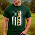 Girl Dad Father's Day Dad Daughter Dad Of Girls Outnumbered Men's Casual T-Shirt Forest