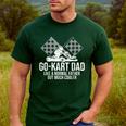 Go-Kart Dad Shirt Kart Racing Go-Cart Karting For Daddy Men's Casual T-Shirt Forest