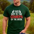 Grandpa Of The Bride Wedding Bride Grandfather Men Dad Men's Casual T-Shirt Forest
