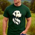 Great Pyrenees Pyr Minimalist Simple Dog Mom Dad Boys Girls Men's Casual T-Shirt Forest
