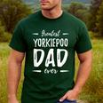 Greatest Yorkiepoo Dog Dad Idea Men Women Men's Casual T-Shirt Forest