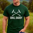 Grill Daddy Grillfather-Grill Dad Men's Casual T-Shirt Forest