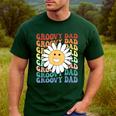 Groovy Dad Matching Outfit Fathers Day Family Retro Vintage Men's Casual T-Shirt Forest Groovy Dad Matching Outfit Fathers Day Family Retro Vintage Men's Casual T-Shirt Forest