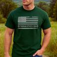 Gymnast Cheer Dad Gymnastics Dad US Flag Gymnastics Dad For Fathers Short Sleeve Small Men's Casual T-Shirt Forest Gymnast Cheer Dad Gymnastics Dad US Flag Gymnastics Dad For Fathers Short Sleeve Small Men's Casual T-Shirt Forest