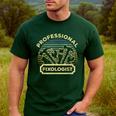 Handyman For Men Women Dad Fixologist Carpenter Tools Men's Casual T-Shirt Forest