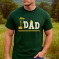 Happy Father's Day Construction For Son DAD Father's Day Men's Casual T-Shirt Forest