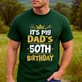 Happy It's My Dad's 50th Birthday 1975 50 Years Old Men's Casual T-Shirt Forest