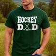 Hockey Dad Hockey Dad Men's Casual T-Shirt Forest