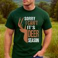 Hunting Sorry Deer Season Hunter Dad Father Day Men's Casual T-Shirt Forest