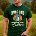 HVAC Dad But Cooler HVAC Technician Father Men's Casual T-Shirt Forest