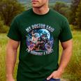 I'm A Beast Alpha Man Alpha Wolves Jokes Dad Papa Alpha Wolf Men's Casual T-Shirt Forest