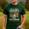 I'm a Dad Grandpa And a Veteran Nothing Scares Me Men's Casual T-Shirt Forest