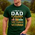 I'm A Dad Grandpa And A Vietnam Veteran US Army Vet Men's Casual T-Shirt Forest