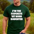 I'M THE FAVORITE 1ST BORN DAUGHTER Mom Dad First Child Men's Casual T-Shirt Forest