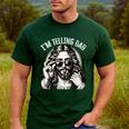 I'm Telling Dad Saying Religious Christian Jesus Meme Men's Casual T-Shirt Forest