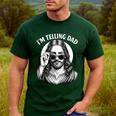 I'm Telling Dad Shirt Religious Christian Jesus Meme Men's Casual T-Shirt Forest