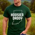 Indiana Hoosier Dad Men's Casual T-Shirt Forest