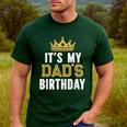 It's My Dad's Birthday Party Family Matching Small Men's Casual T-Shirt Forest
