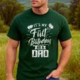 It's My First Birthday As A Dad Father Party Daddy Papa Men's Casual T-Shirt Forest