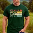 It's Me Hi I'm The Dad It's Me Dad Father's Day Retro Men's Casual T-Shirt Forest