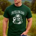 Jesus Im Telling Dad Christian Humor Men Women Kids Men's Casual T-Shirt Forest Jesus Im Telling Dad Christian Humor Men Women Kids Men's Casual T-Shirt Forest