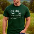 Jiu Jitsu Dad BJJ Definition Men's Casual T-Shirt Forest