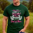 I Know Heaven Is A Beautiful Place They Have My Dad & Mom Men's Casual T-Shirt Forest