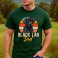 Lab Dad Retro Black Labrador Owner Men's Casual T-Shirt Forest Lab Dad Retro Black Labrador Owner Men's Casual T-Shirt Forest