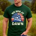 Lawn Mowing We Ride At Dawn Father Day Care Mower Dad Men's Casual T-Shirt Forest Lawn Mowing We Ride At Dawn Father Day Care Mower Dad Men's Casual T-Shirt Forest