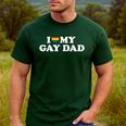 I Love My Gay Dad Men's Casual T-Shirt Forest