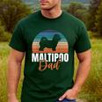 Maltipoo Dad Men's Casual T-Shirt Forest Maltipoo Dad Men's Casual T-Shirt Forest