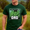 Marvel Comics Avengers Father's Day Hulk Incredible Dad Men's Casual T-Shirt Forest