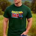 Marvel Spider-Man Amazing Dad Comic Book Father's Day Men's Casual T-Shirt Forest