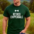 Men Dad Bod Joke Ex Male Dancer Humor Retired Chippendale Men's Casual T-Shirt Forest