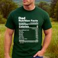 Miftees Fathers Day Tees Dad Nutrition Facts Men's Casual T-Shirt Forest