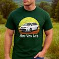 Mini Van Life Soccer Mom Dad Parent For Parents Men's Casual T-Shirt Forest