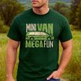 Mini Van Mega Fun Mom Dad T-Shirt Men's Casual T-Shirt Forest