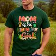 Mom And Dad Birthday Girl Matching Family Party Decorations Men's Casual T-Shirt Forest