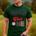 Mommy Of The Fast One Car Racing Dad 1St Birthday Boy Men's Casual T-Shirt Forest