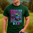 Monster Truck Dad Family Matching Shirt Truck Lovers Men's Casual T-Shirt Forest